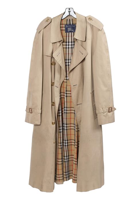 Khaki burberry trench coat online