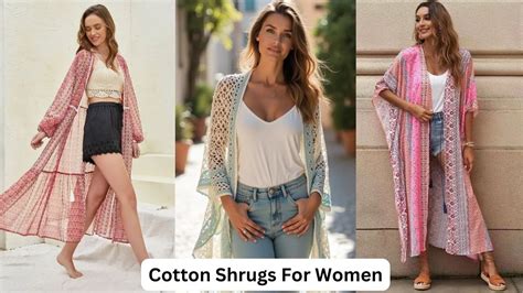 स्टाइलिश समर लुक के लिए यहां देखें Cotton Shrugs के ट्रेंडी विकल्प