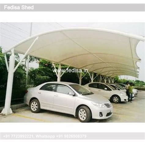 Car Parking Shed Fiber Shed For Car Parking Pipe Shed Design N0-1715