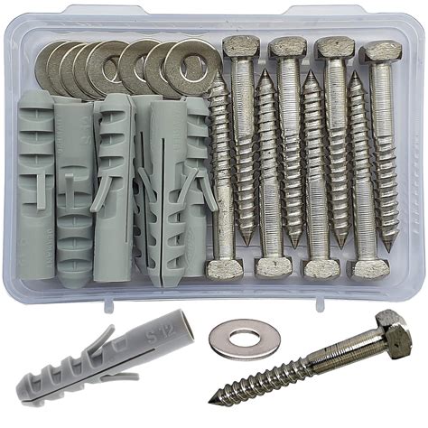 Jaset Innovations 12mm Nylon Wall Rawl Plugs/Gitti, Stainless Steel ...
