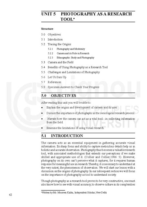 Unit-5 (1) - design - Sociology and the Practice of Photography UNIT 5 ...