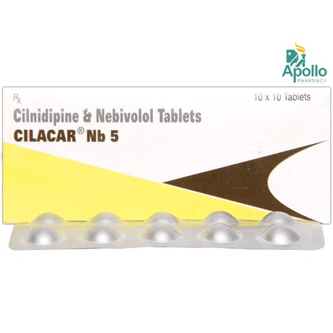 Cilacar Nb 5/10mg Tablet 10's Price, Uses, Side Effects, Composition ...