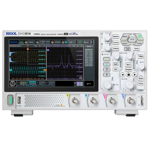 RIGOL Digital Oscilloscope DHO814 100MHz Frequency Band + 12-bit ...