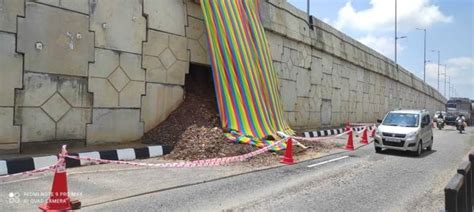 बारिश से ही धंसे आरईडब्ल्यू पैनल, आइआइटी के विशेषज्ञों ने लिए नमूने ...