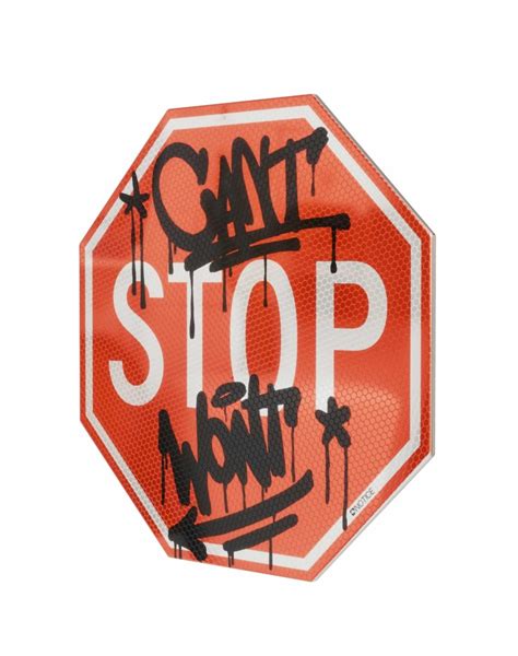 Rebel Decor: Notice Original Stop Sign | Unique Wall Art