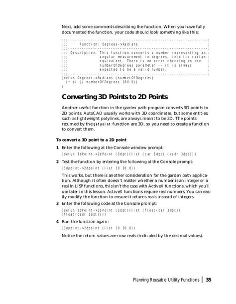 Image result for AutoCAD Lisp Programming Tutorial PDF