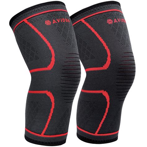 Buy AVIDDA Knee Support Brace 2 Pack - Compression Knee Sleeves for ...