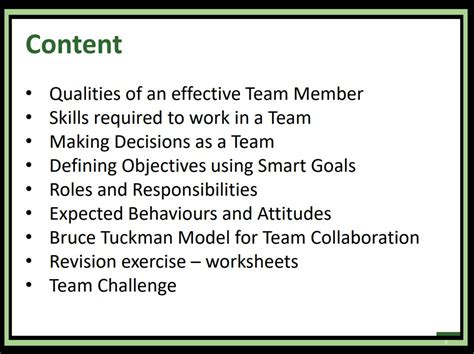 Image result for Objective Statement Sample Teamwork