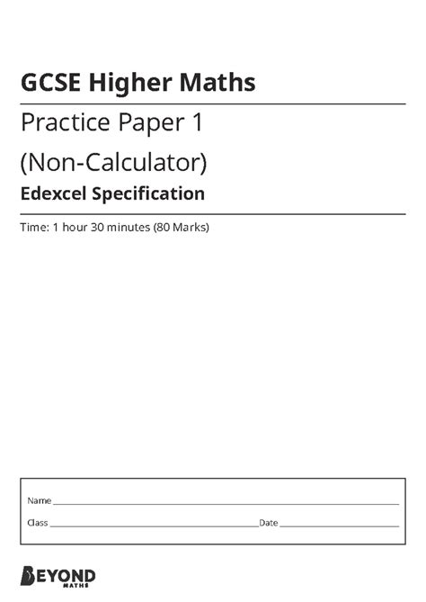 Image result for MathsWatch Higher Paper 1 Answers