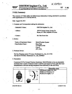 Fillable Online Osstem Implant Co.,Ltd. Company ProfileSeoul, Seoul ...