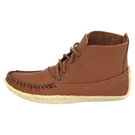 Men's Crepe Sole Moccasin Boots | Moccasin boots, Black moccasin boots ...