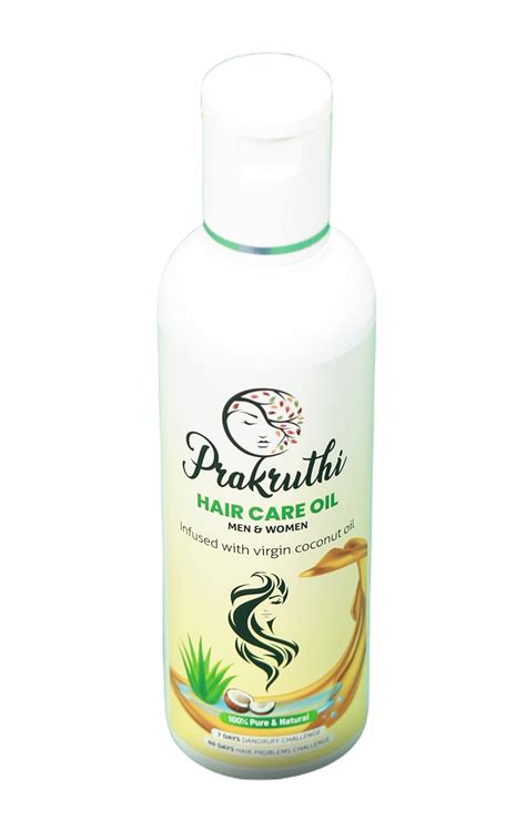Buy Prakruthi Ayurvedic Natural Herbal Hair Oil - Anti Hair Fall and ...