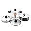 Buy Praylady 3.7L Stainless Steel Strainer Pot with Glass Lid (20 CM ...