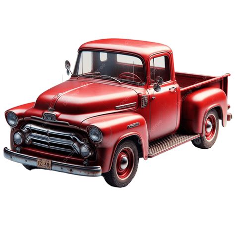 Classic Red Chevrolet Pickup Truck, Red Pickup Truck, Chevrolet ...