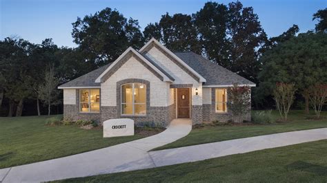 The Crockett Custom Home Plan in Fort Bend County, TX from Tilson Homes