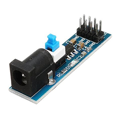 AMS1117 3.3V Power Supply Module with DC Socket and Switch : Amazon.in ...