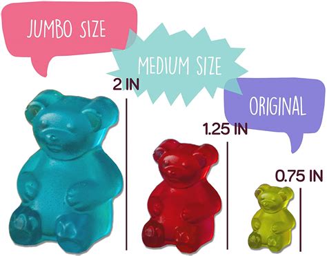 Size Of Gummy Bear