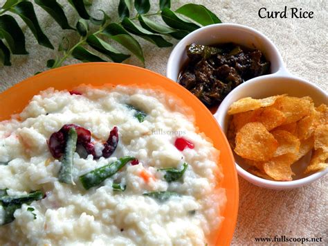 Curd Rice / Thayir Sadam / How to make curd rice ~ Full Scoops - A food ...
