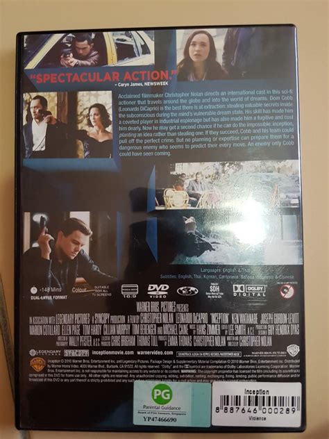 Image result for Inception DVD