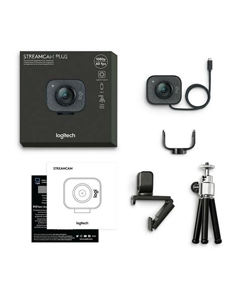 Image result for Logitech Streamcam Plus Graphite Camera