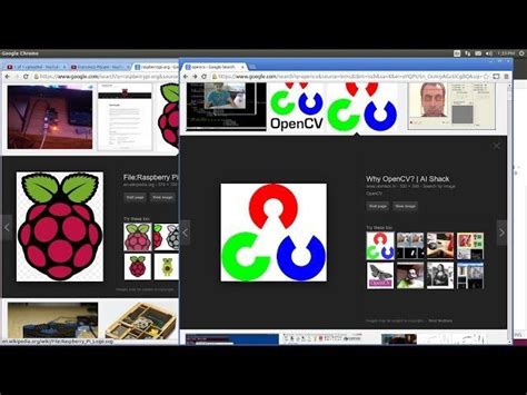 OpenCV 4.1.1 Tutorial Python Raspberry Pi 的图像结果