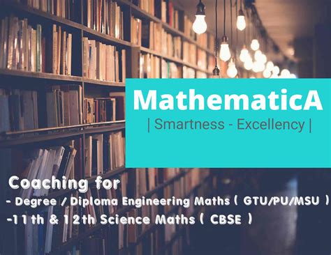 Mathematica Coaching in Pani Gate,Vadodara - Best Tutorials For BE near ...