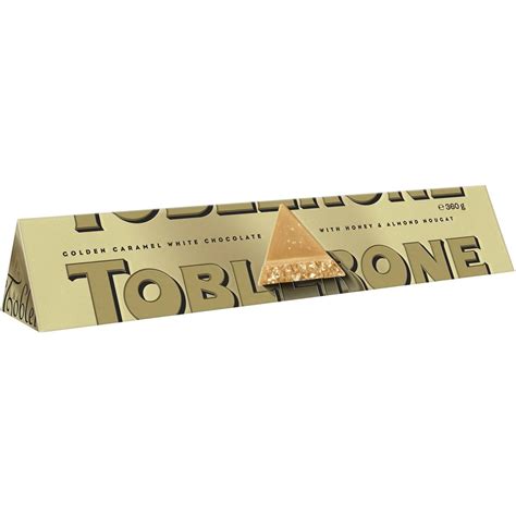 Toblerone Golden Caramel White Chocolate 360g | Woolworths