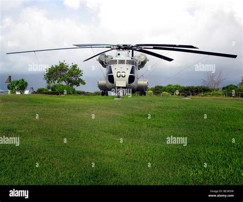 A RH-53D Sea Stallion helicopter on display Stock Photo - Alamy