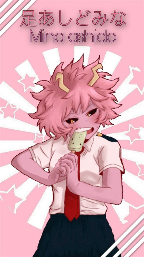 🌸🍥Mina Ashido Wallpaper Pink🍥🌸 | Bases dibujo