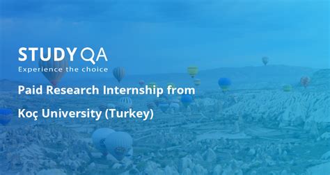 StudyQA — Paid Research Internship from Koç University (Turkey)
