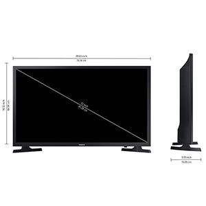 SAMSUNG 80 cm (32 inch) HD Ready Smart LED TV UA32T4410AKLXL (Black ...