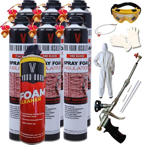 Vega Foam Fire Block Spray Foam Insulation Kit. Closed Cell Foam ...