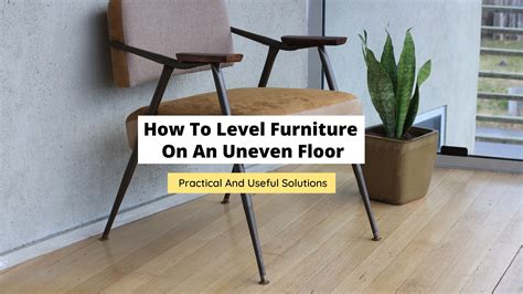 How To Level Furniture On An Uneven Floor (Easy Fixes) - Craftsonfire