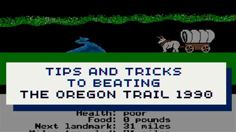 Image result for Oregon Trail Tips