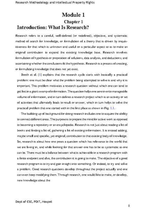 CSE 101: Research Methodology & Intellectual Property Rights - Intro to ...
