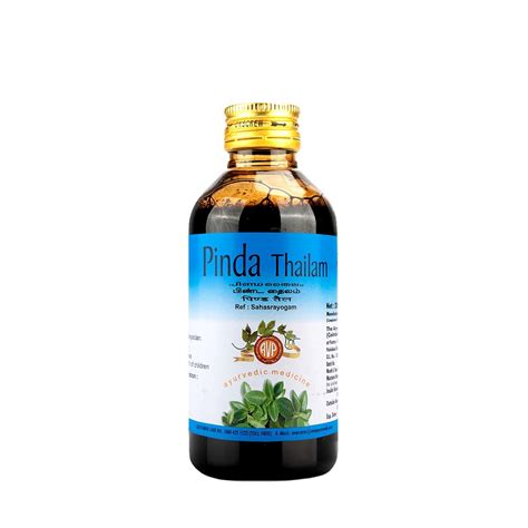 AVP Pinda Thailam Authentic 200ML Ayurvedic Massage Oil, for Optimum ...