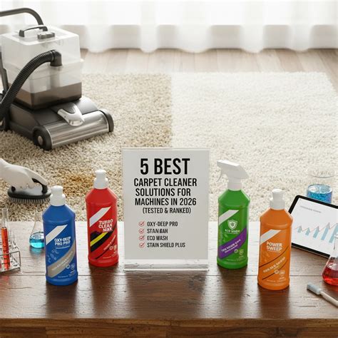 5 Best Carpet Cleaner Solutions for Machines in 2026 (Tested & Ranked ...