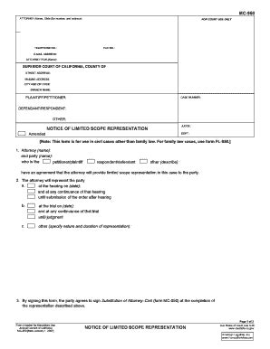 Mc 950 Limited Scope - Fill and Sign Printable Template Online