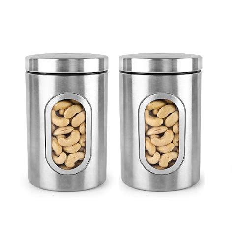 Buy Cello Super Can Exe Stainless Steel Container, 1000 ml Set of 2 ...