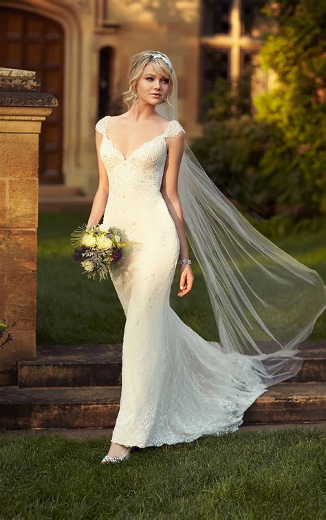 Wedding Dresses | Sheath Bridal Gown | Essense of Australia