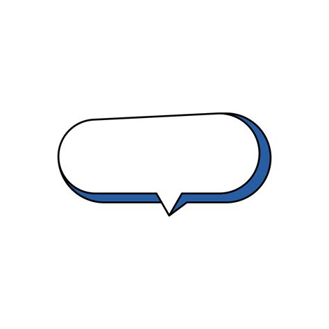 speak bubble text, chatting box, message box outline cartoon vector ...