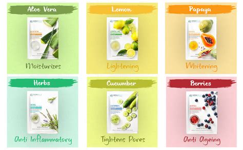 Buy MIRABELLE COSMETICS KOREA Fairness Sheet Facial Mask (Aloe Vera ...