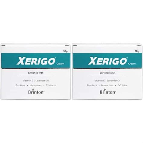 Buy BRINTON XERIGO INTENSE SKIN MOISTURIZING CREAM 50G X PACK OF 2 ...