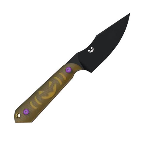 Kizer Mini Harpoon Halloween Limited Edition Fixed Blade - Kaviso