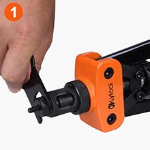 Rivettatrice Per Inserti Filettati Manuale 14'' - 6 Mandrini Metrici M3-M10, 205 Dadi, Custodia Da Trasporto