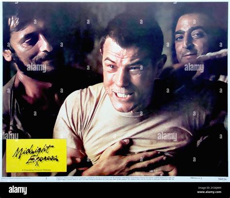Midnight Express 001 - Vintage French Lobby Card Stock Photo - Alamy