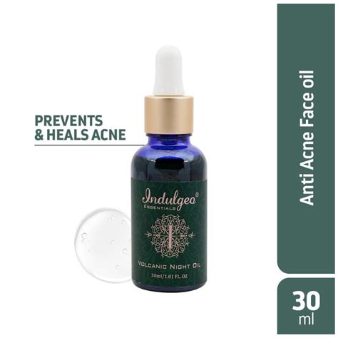 Buy Indulgeo Essentials Volcanic Night Oil For Oily Acne Prone Skin ...