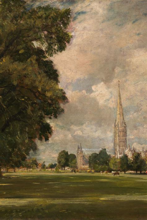 Romanticism Art, Salisbury Cathedral from Lower Marsh Close | Salisbury ...