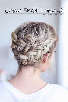 Is A Braid A Plait by Crown Braid Tutorial Twist Me Pretty Is A Braid A Plait