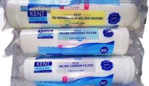 KENT by KENT ervice Kit Membrane + Inline Carbon Filter + Sediment ...